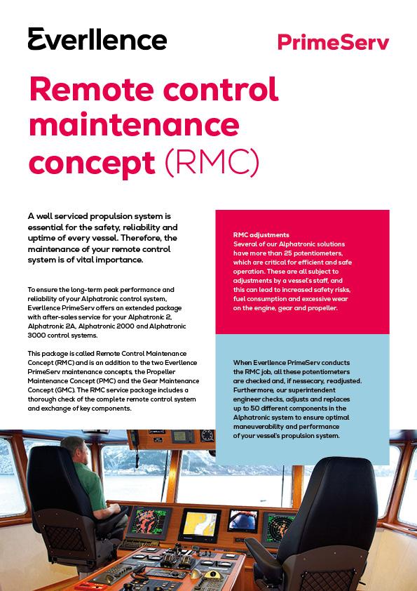 Remote control maintenance concept (RMC)